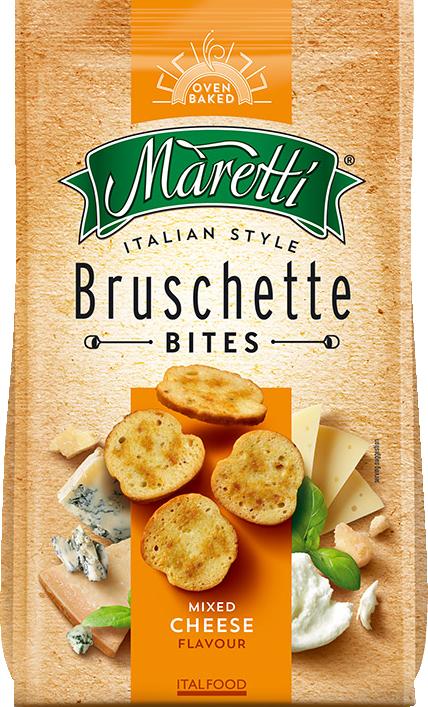 Slika za Dvopek Brusketi Maretti 4 vrste sira 70g