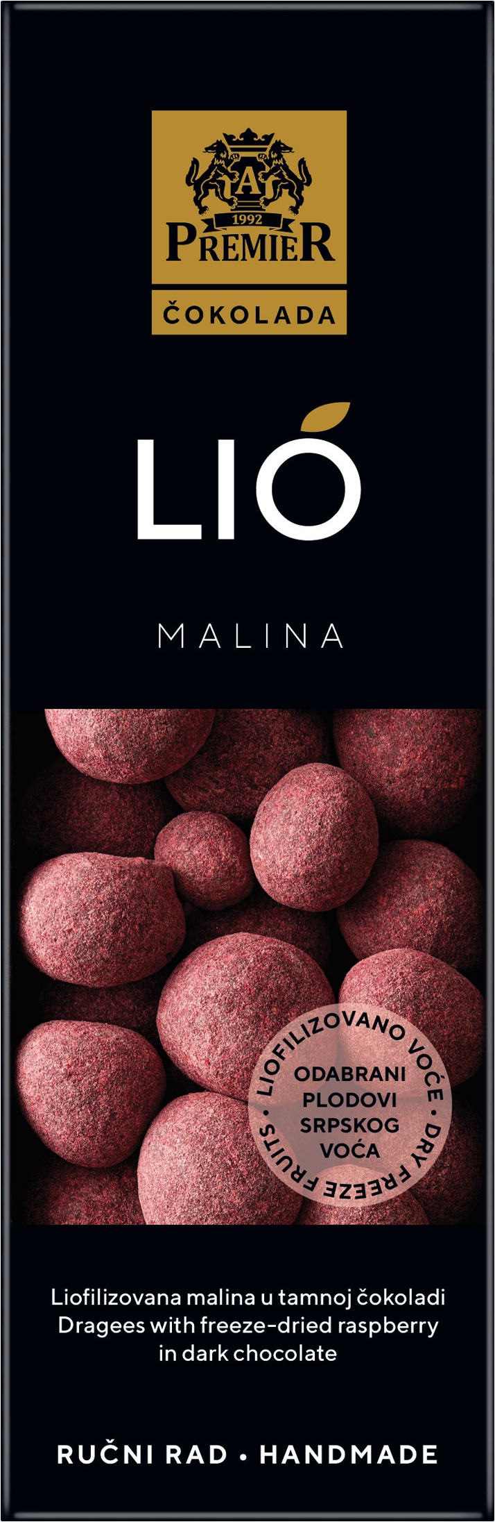 Slika za Dezert malina u tamnoj čokoladi Premier 60g