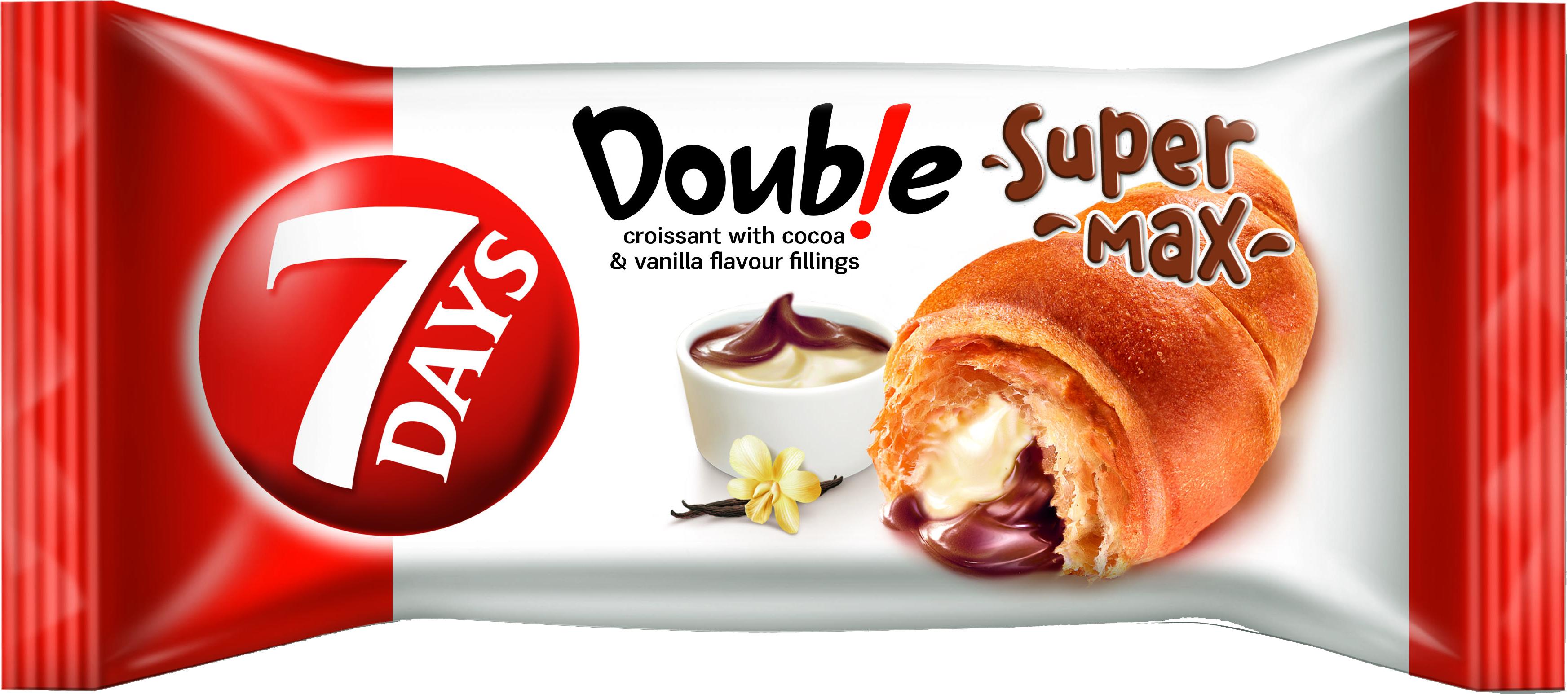 Slika za Kroasan super max double kakao i vanila 7days 110g