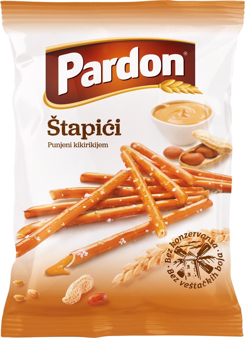Slika za Štapići punjeni kikirikijem Pardon 100g