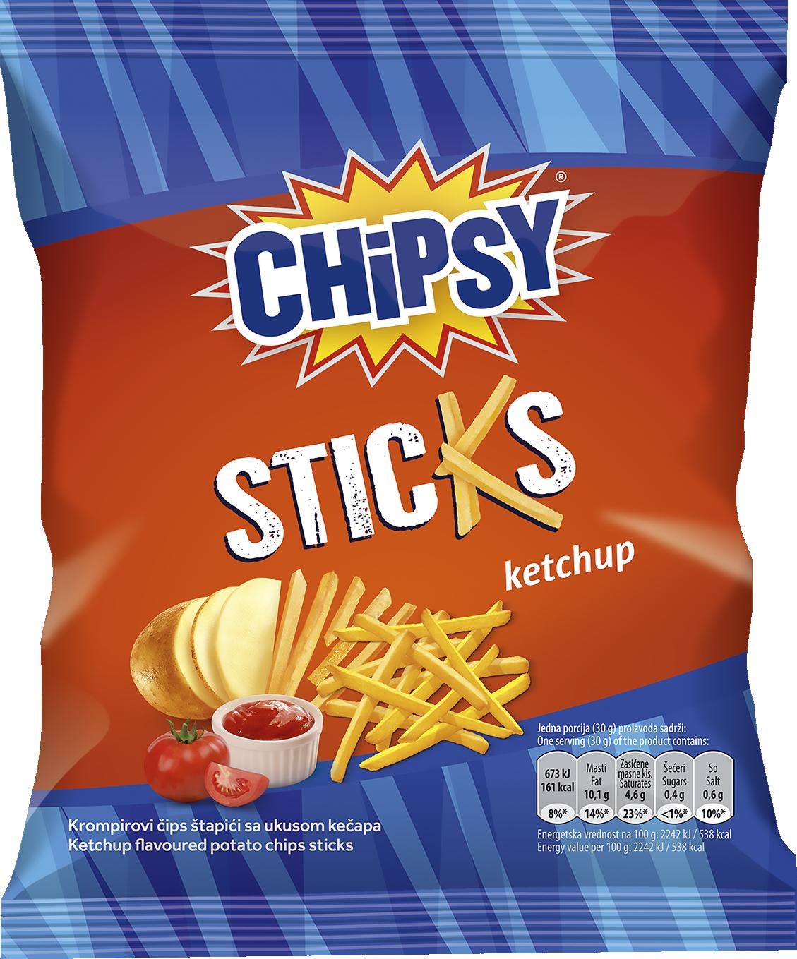 Slika za Štapići Chipsy kečap 40g