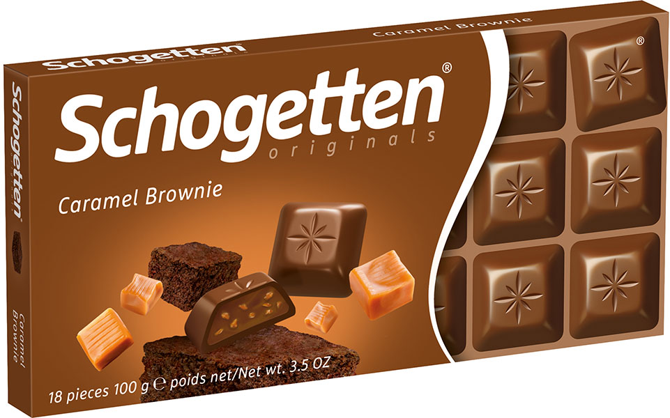 Slika za Čokolada caramel brownie Schogetten 100g