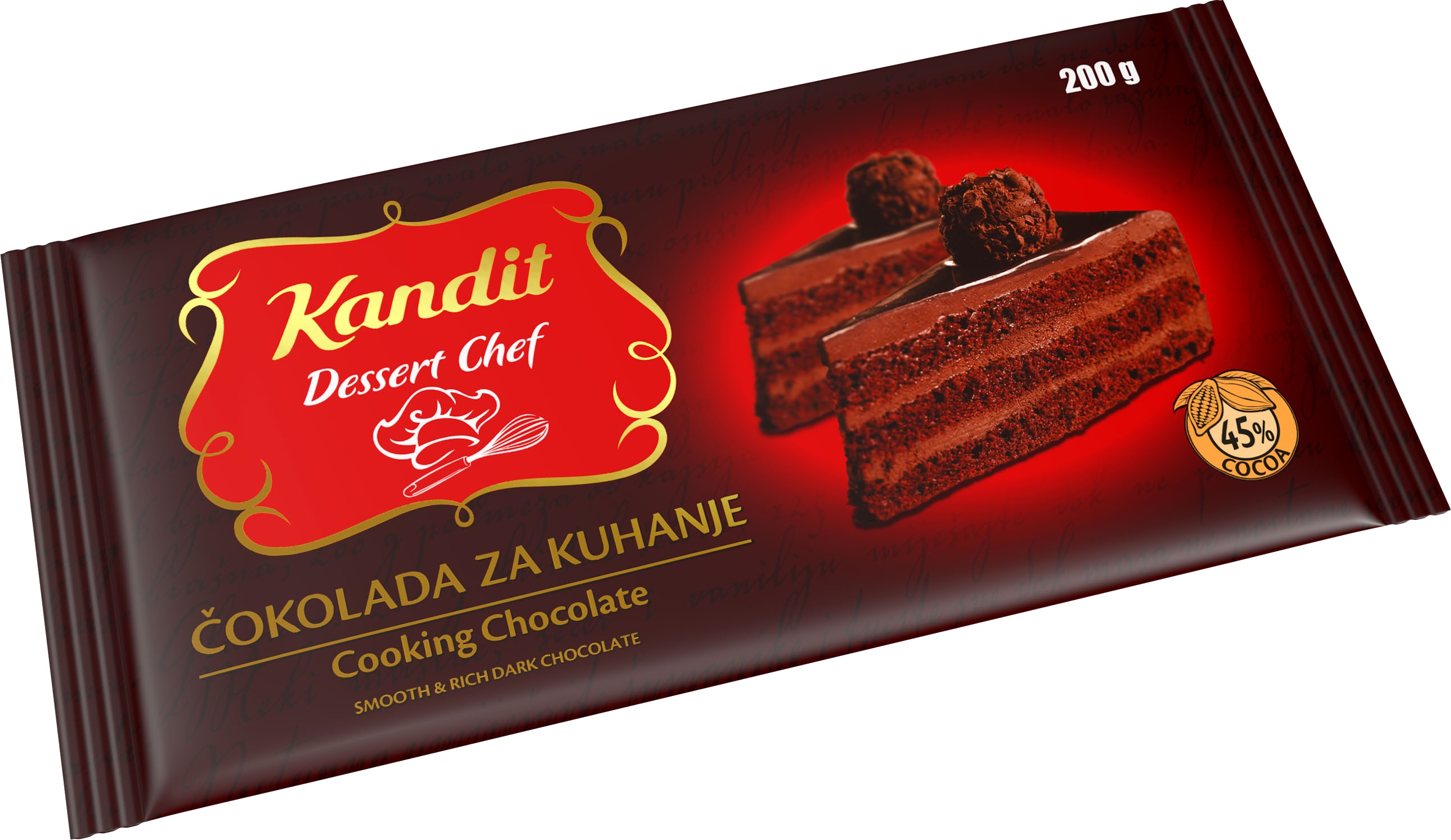 Slika za Čokolada za kuvanje Dessert Chef Kandit 200g
