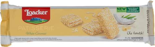 Slika za Vafl bela čokolada kokos Loacker 100g