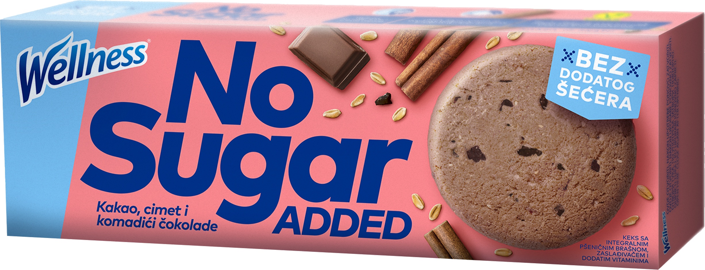Slika za Keks no sugar added Wellness 125g