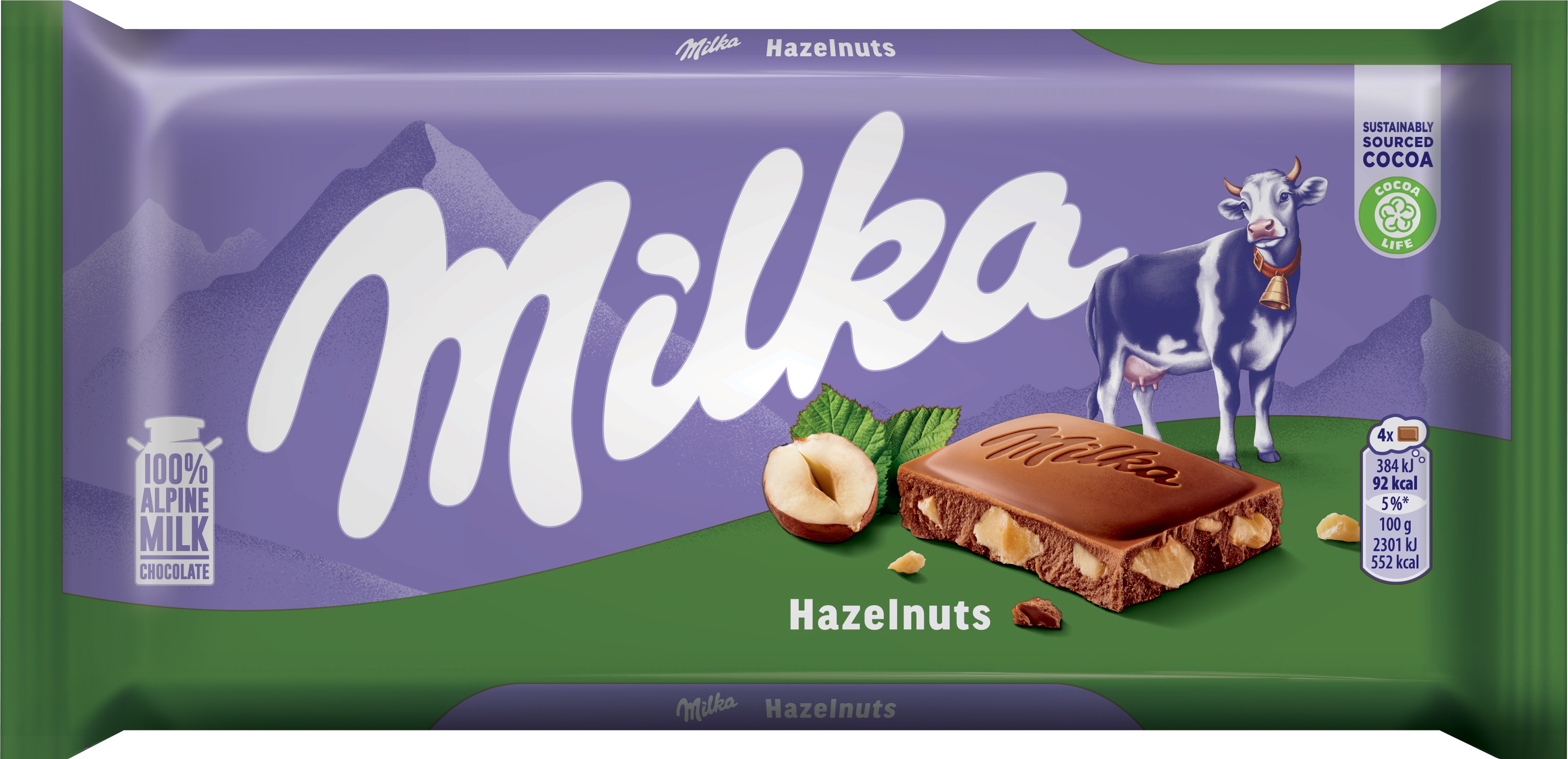 Slika za Čokolada sečeni lešnik Milka 80g