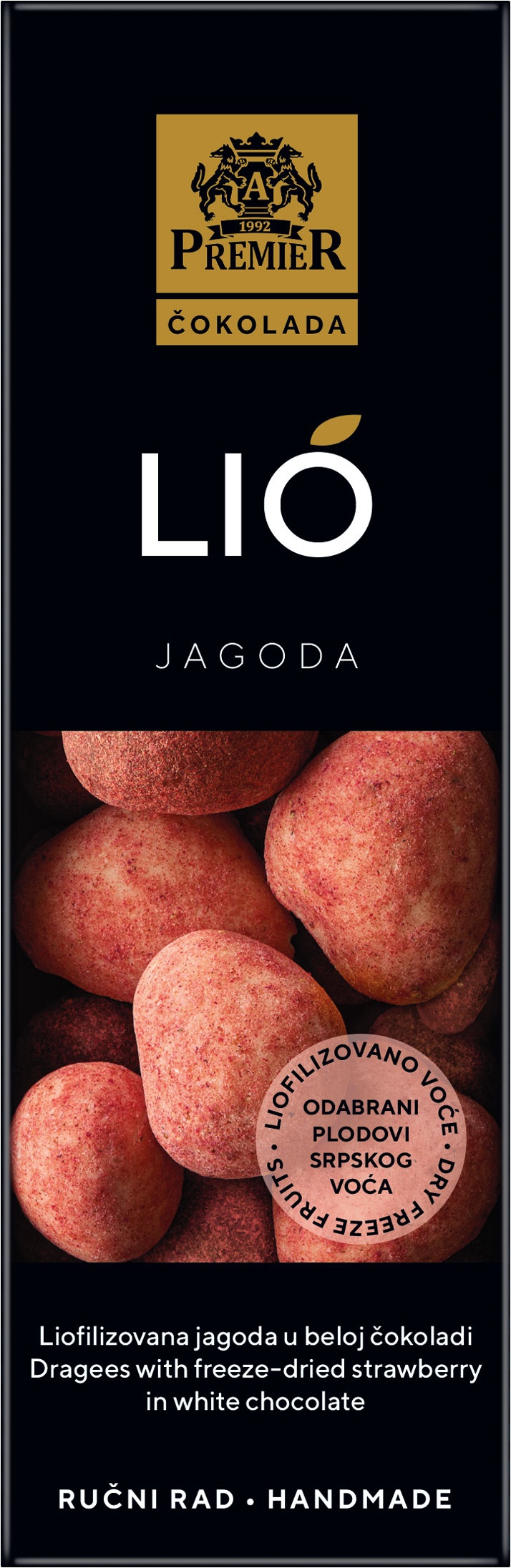 Slika za Jagoda u beloj čokoladi Premier 60g