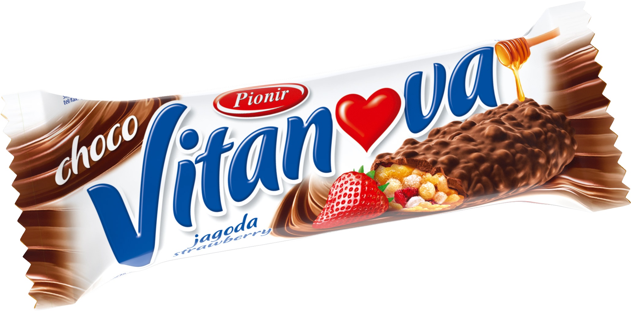 Slika za Mini bar čoko jagoda Vitanova 30g