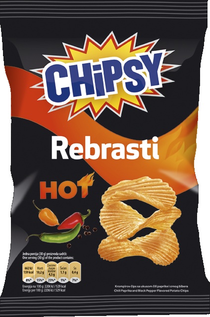 Slika za Čips rebrasti hot Chipsy 150g