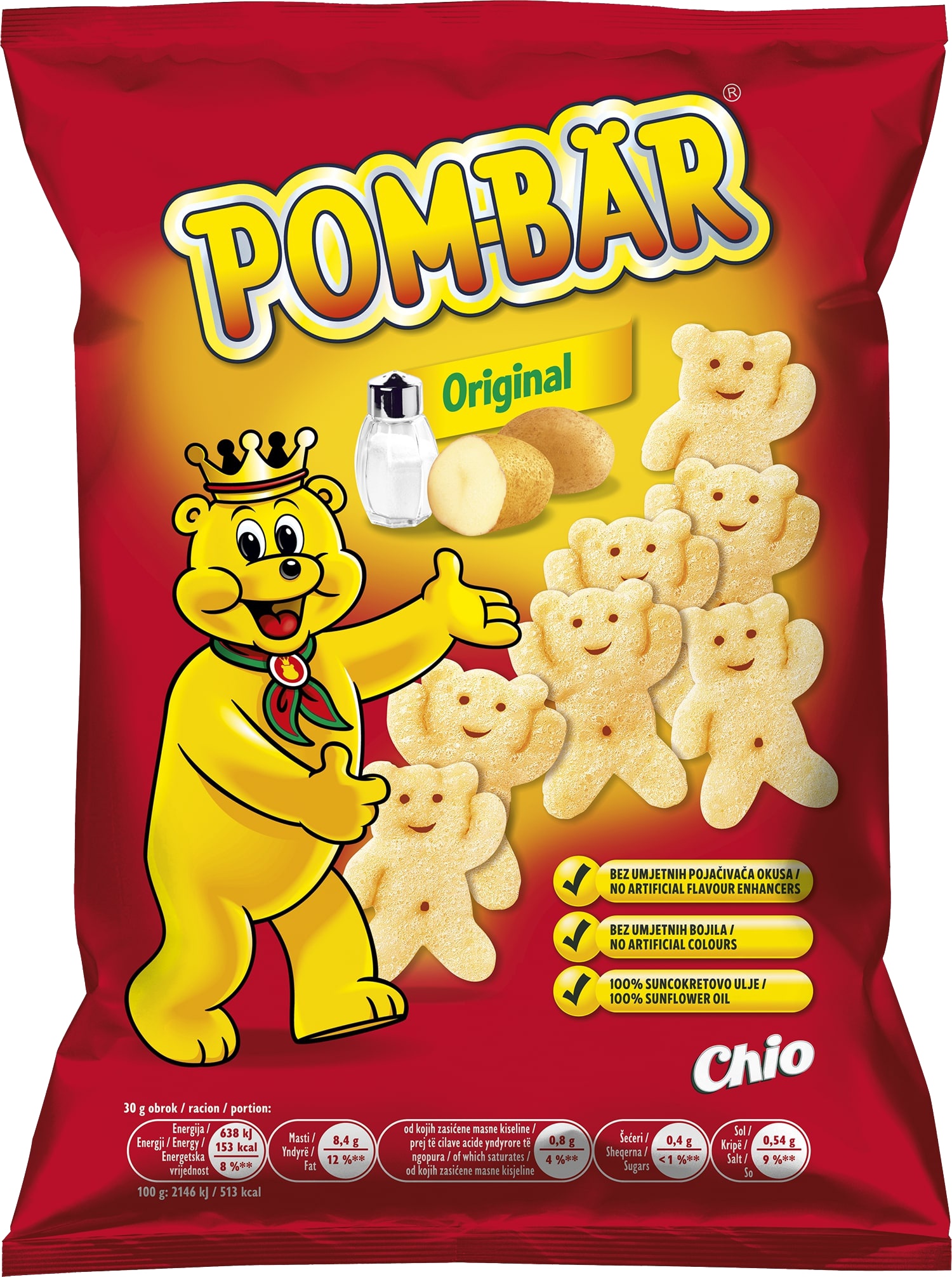 Slika za Flips pom-bar original Chio 14x50g