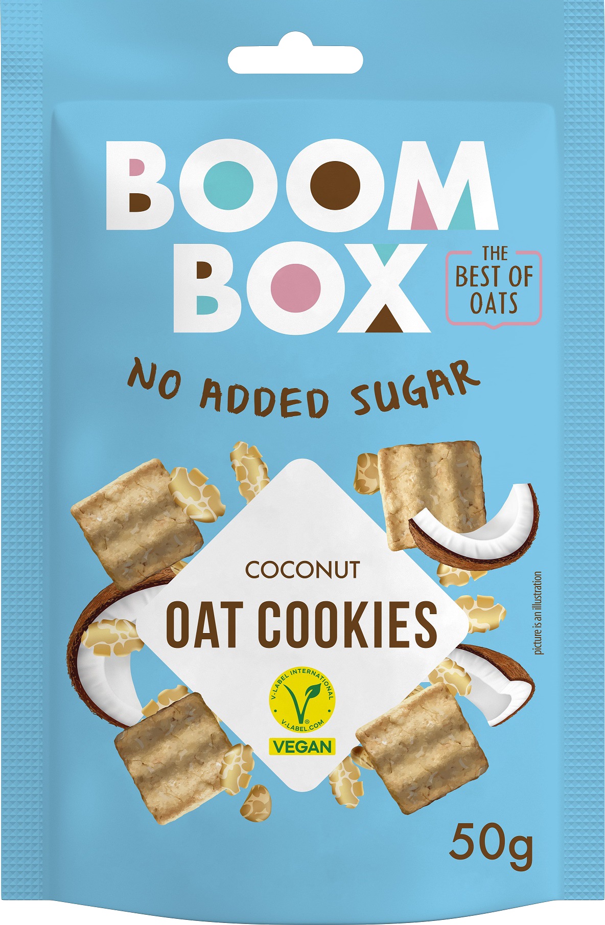 Slika za Keks ovseni kokos Boom Box 50g