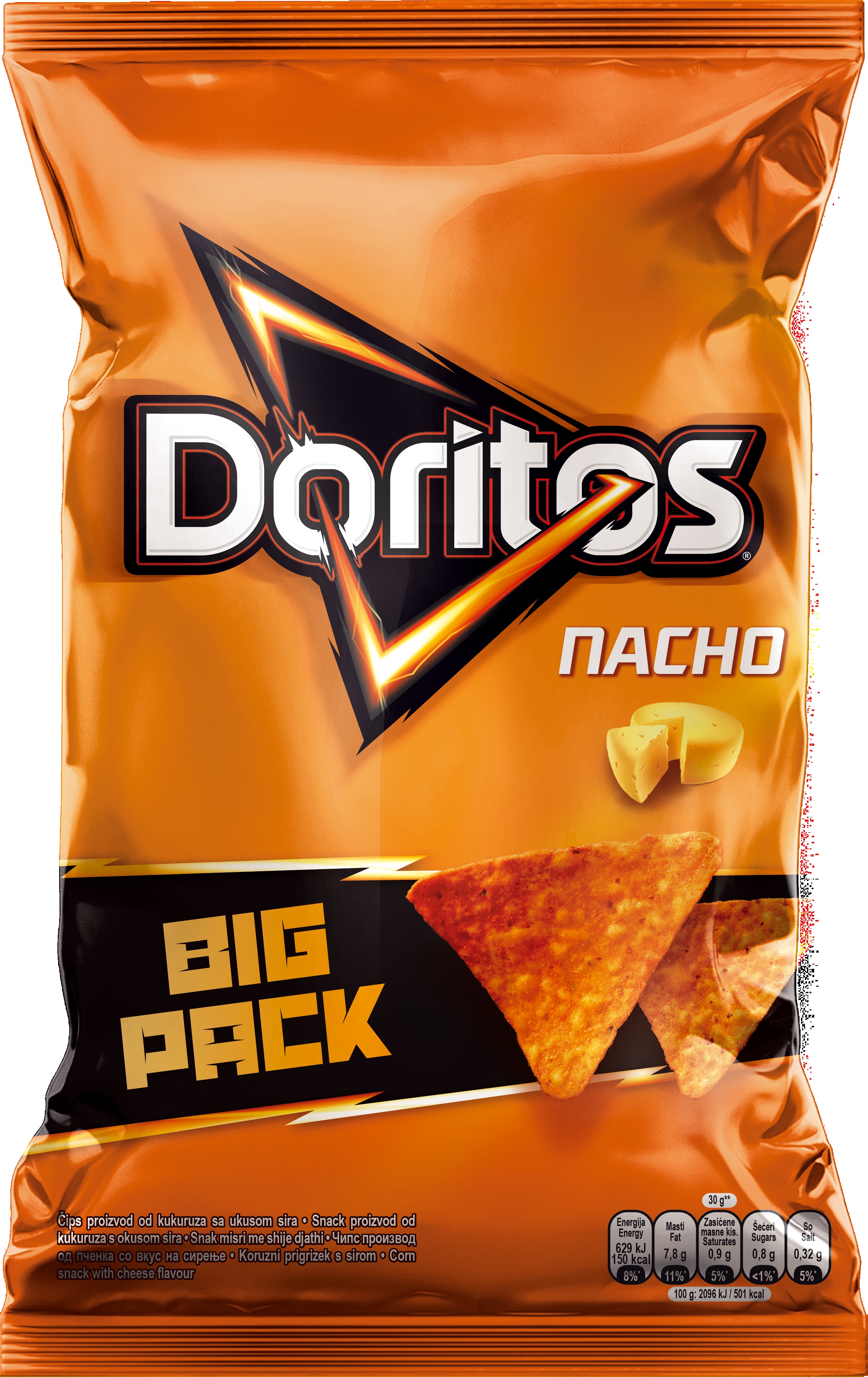 Slika za Čips tortilja nacho cheese Doritos 180g