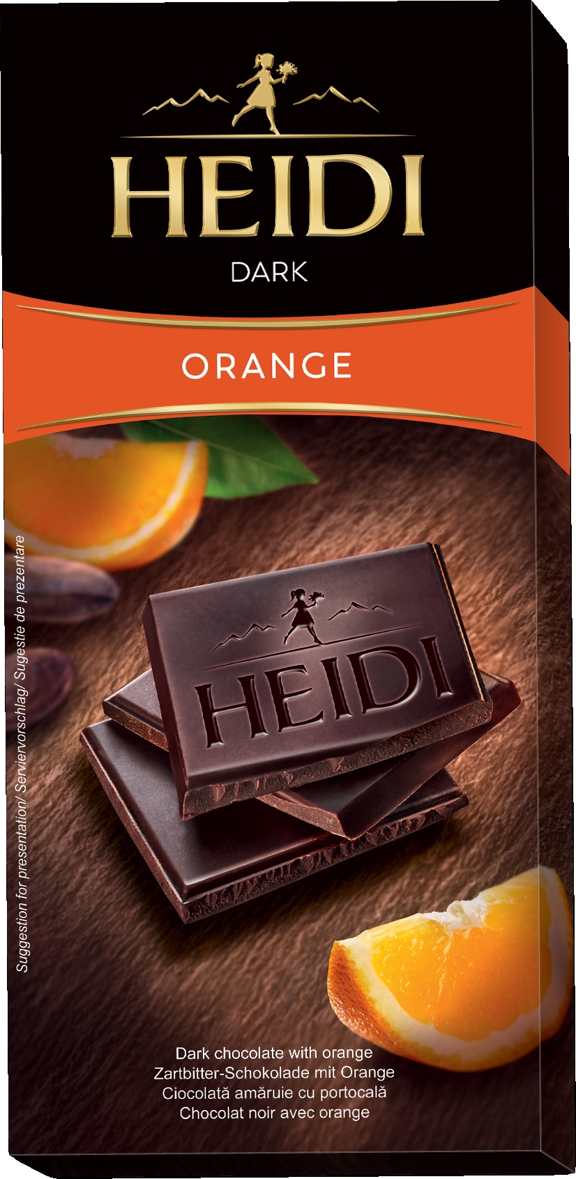 Slika za Čokolada crna pomorandža Heidi 80g