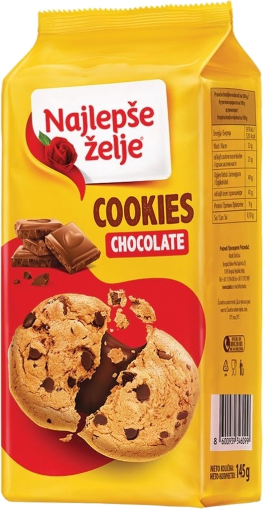 Slika za Cookies čokolada Najlepše želje 145g