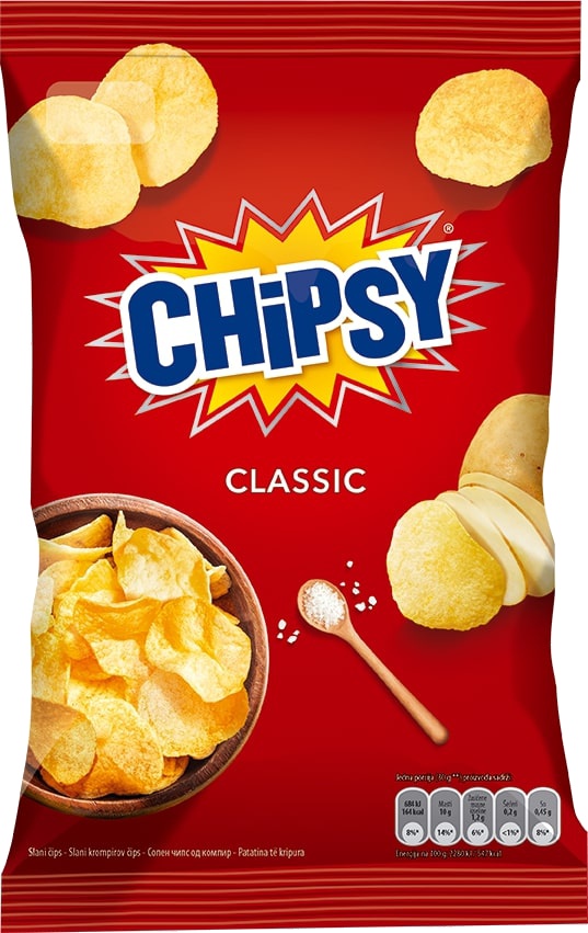 Slika za Čips ravni slani Chipsy 95g