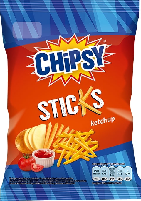 Slika za Štapići sa kečapom Chipsy 95g
