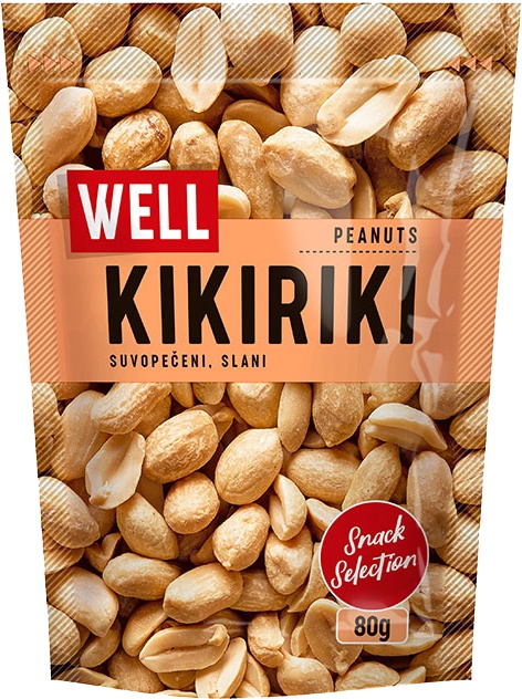 Slika za Kikiriki pečeni slani Well 80g