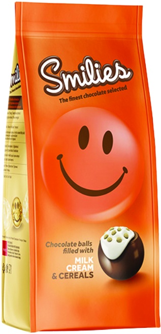 Slika za Čokoladne kuglice milk cream cereals Smilies 120g