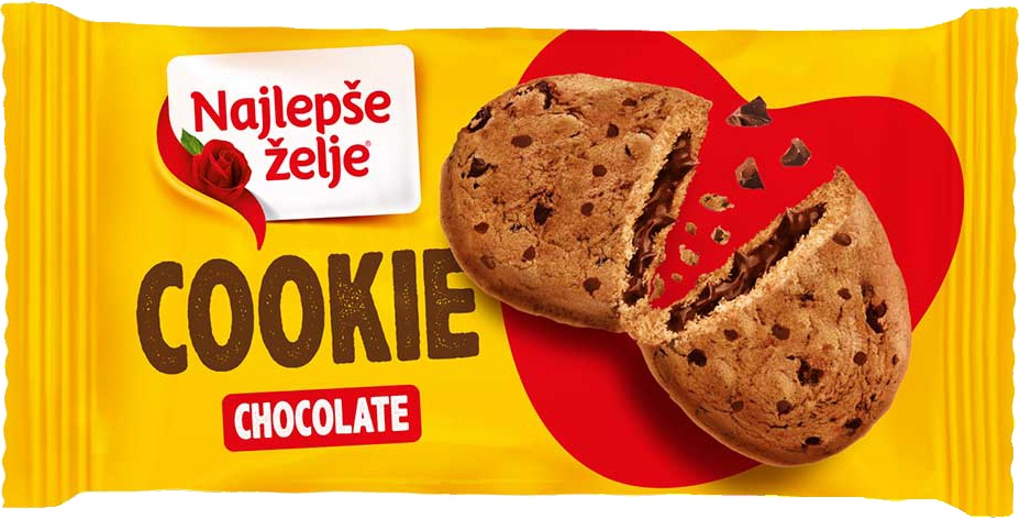 Slika za Cookies bar čokolada Najlepše želje 32g