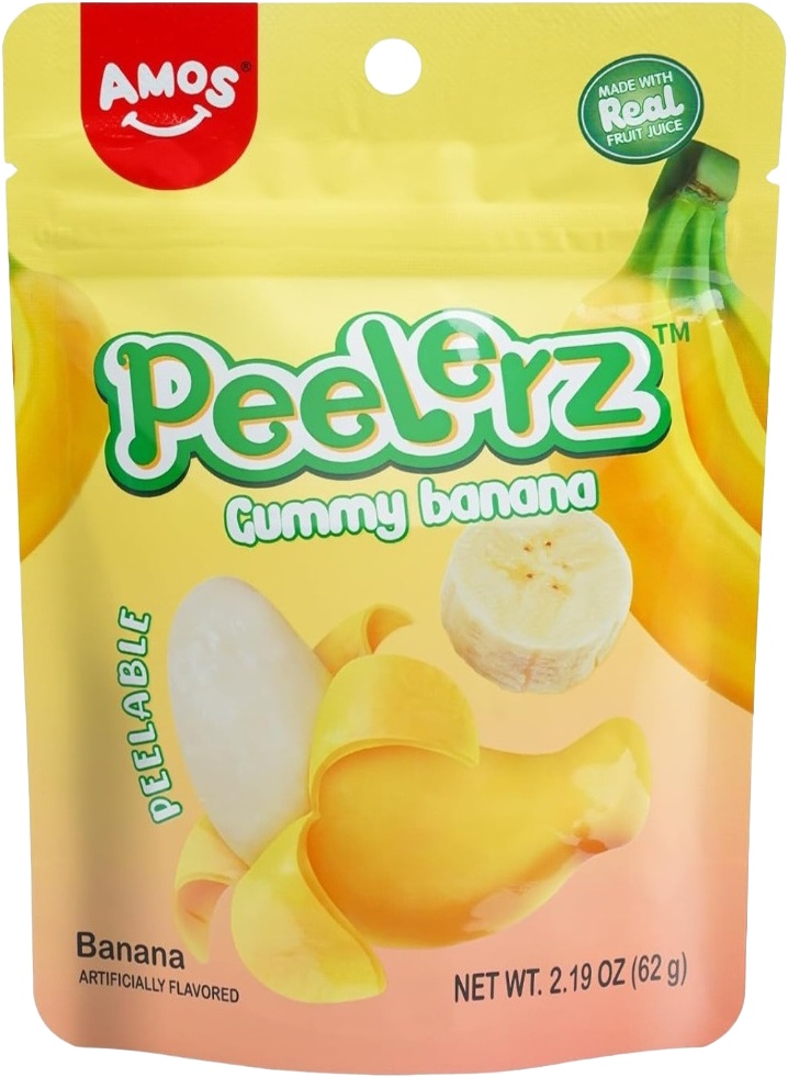 Slika za Gumene bombone banana Amos 65g