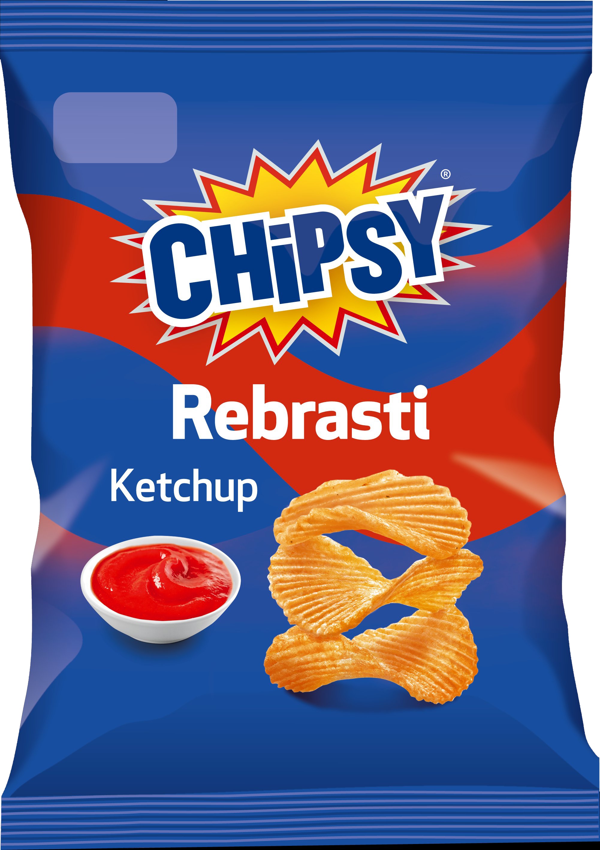 Slika za Čips rebrasti kečap Chipsy 60g