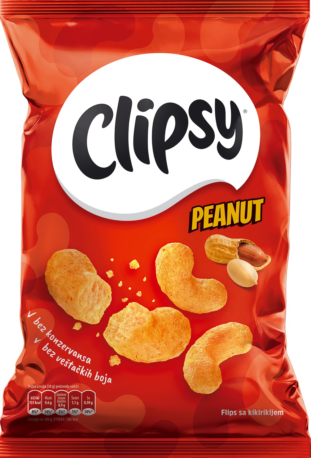 Slika za Flips kikiriki Clipsy 50g