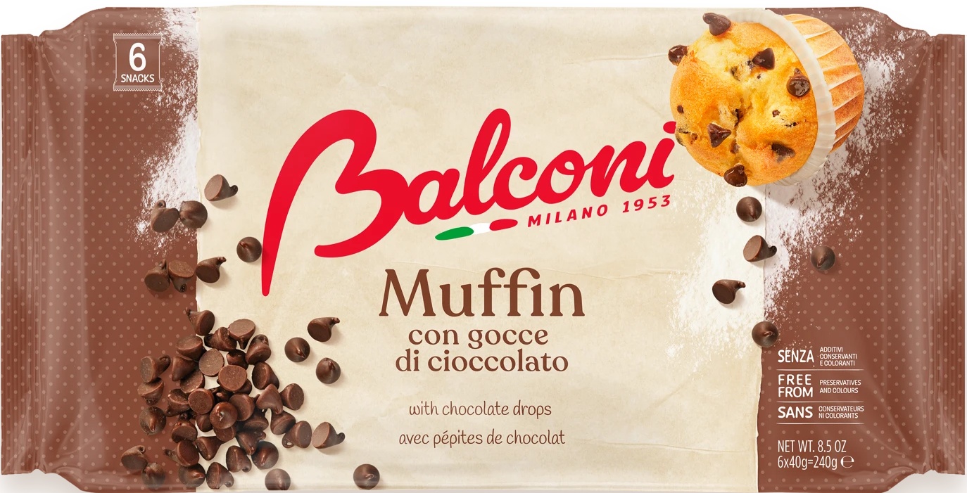 Slika za Muffin sa čokoladom Balconi 240g