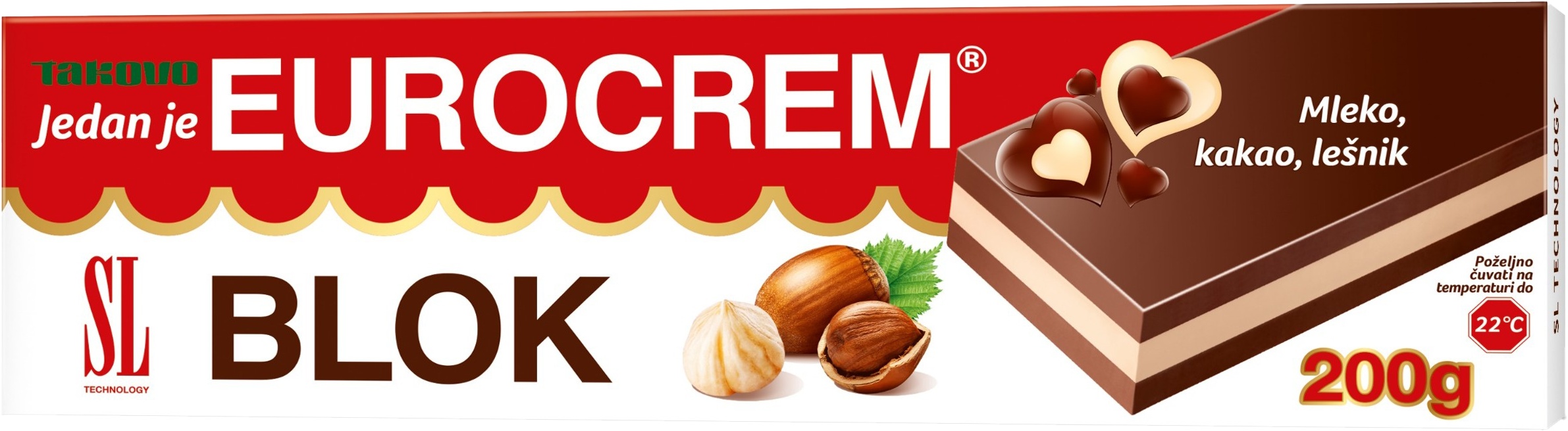 Slika za Čokolada Eurocrem blok 200g