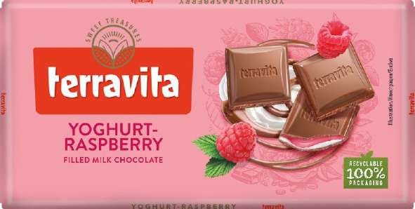 Slika za Čokolada malina Terravita 100g