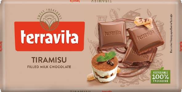 Slika za Čokolada tiramisu Terravita 100g