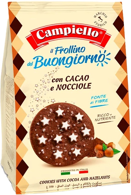 Slika za Keks Il Frollino del Buongiorno sa kakaom Campiello 350g