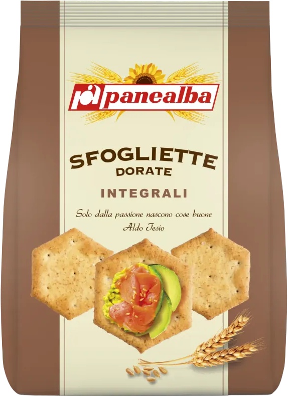 Slika za Keks Le sfogliette dorate integralni Panealba 180g