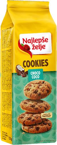 Slika za Cookies s kokosom Najlepše želje 145g