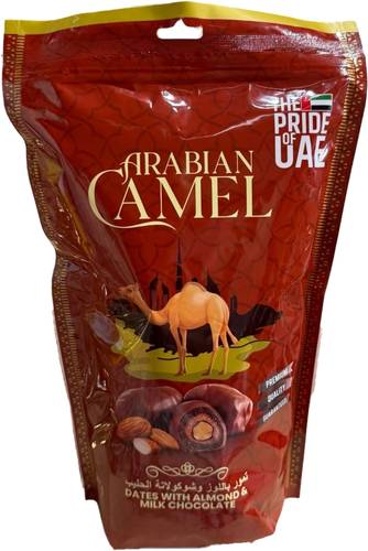 Slika za Urme s bademom u mlečnoj čokoladi Arabian camel 500g