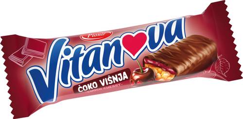 Slika za Čokoladica čoko višnja Vitanova 35g
