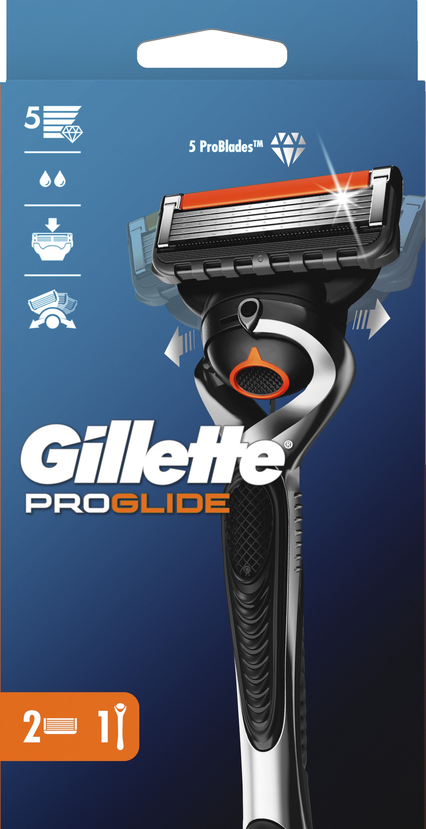 Slika za Brijač flexball 1Up Gillette 1kom+1gratis