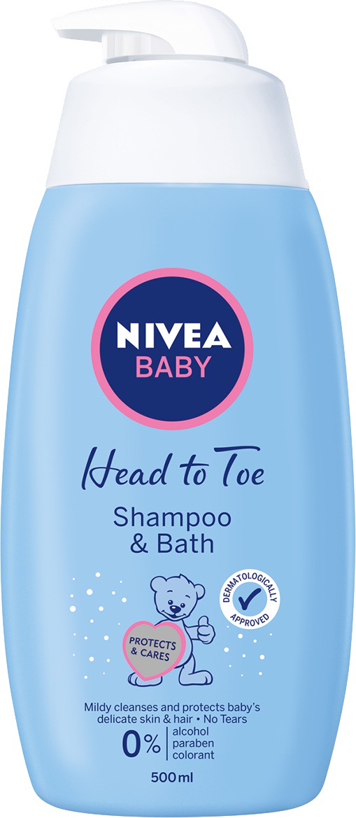 Slika za Kupka i šampon za bebe Nivea Baby 500ml