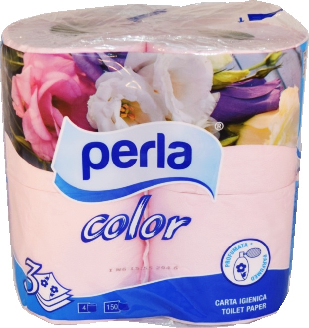 Slika za Toalet papir color troslojni Perla 4kom