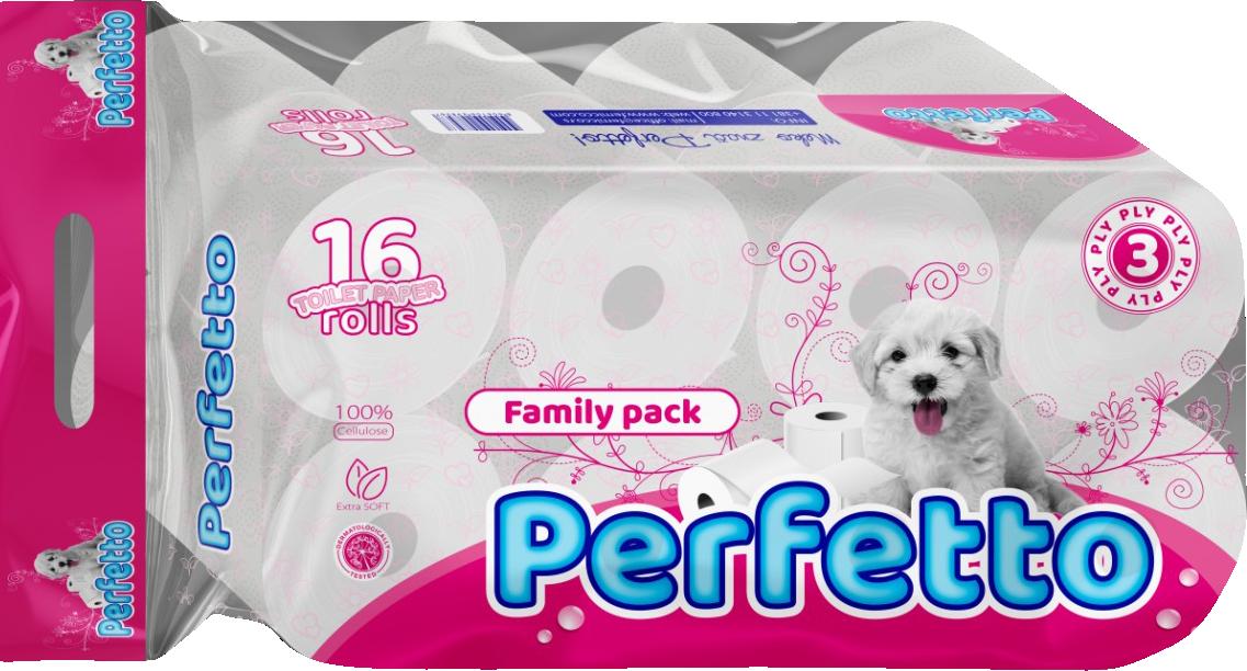 Slika za Toalet papir family pack Perfetto 16kom