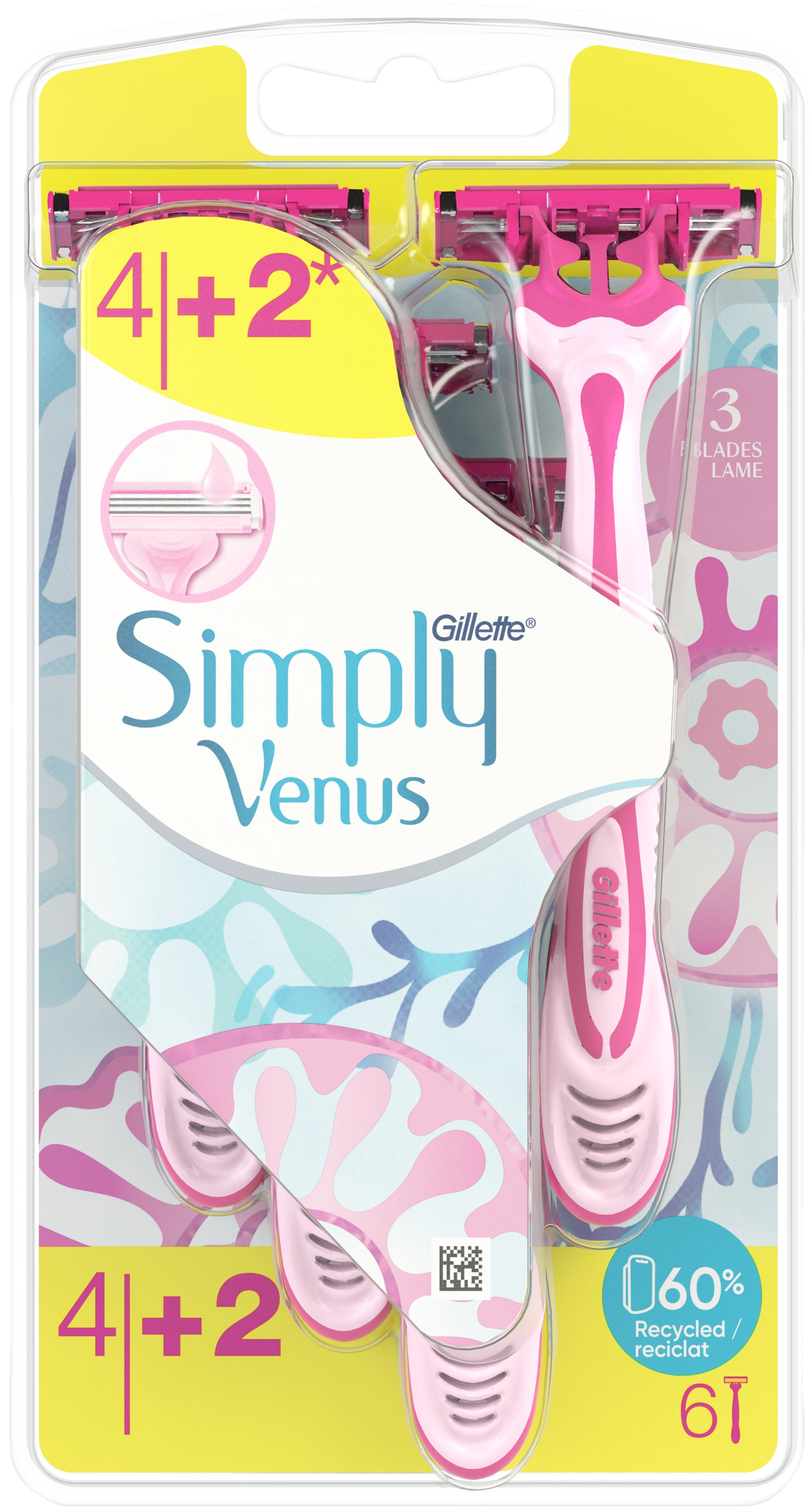 Slika za Brijač Simply Venus 4+2kom