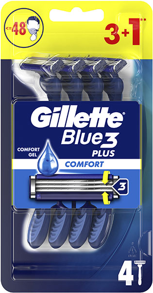 Slika za Brijač blue Gillette 3+1