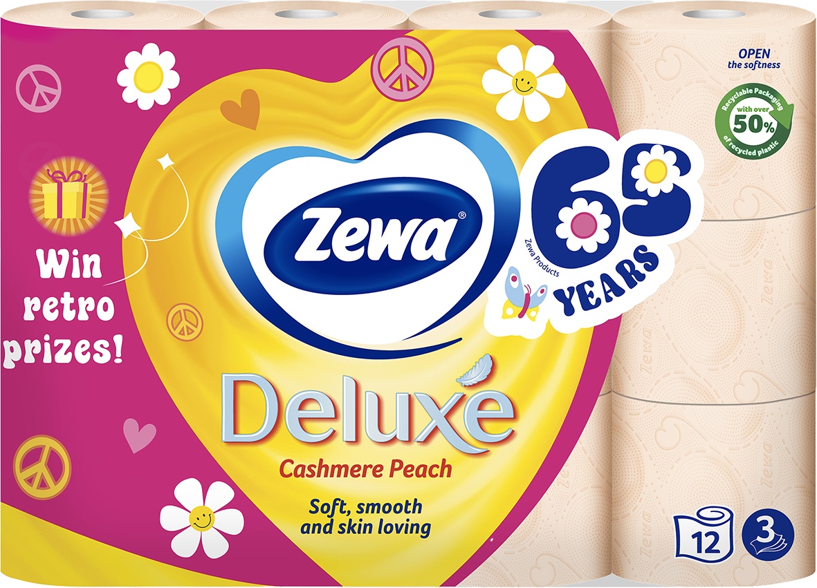 Slika za Toalet papir deluxe peach troslojni Zewa 12kom