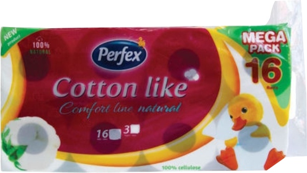 Slika za Toalet papir cotton like Perfex 16kom