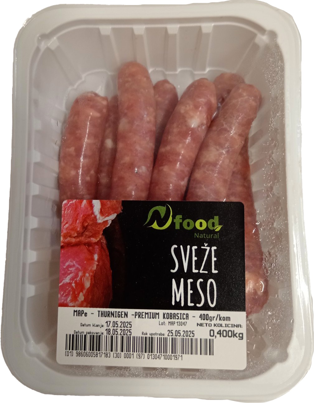 Slika za Kobasica thuringen premium Nedeljković 400g