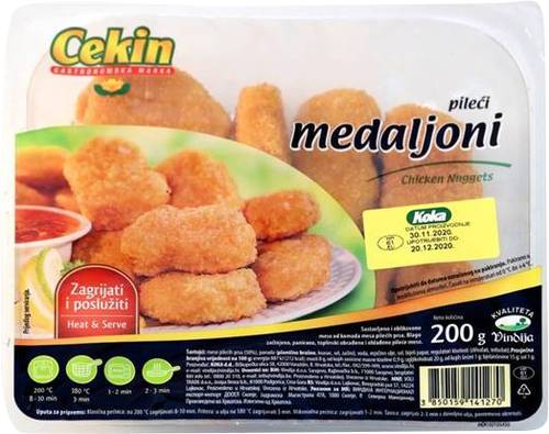 Slika za Pileći medaljoni panirani 200g