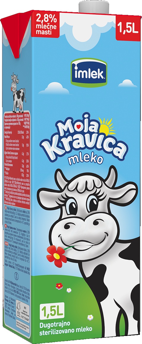 Slika za Trajno mleko 2.8%mm Moja Kravica 1.5l