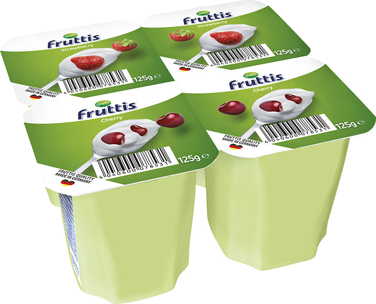 Slika za Voćni jogurt jagoda i trešnja Fruttis 125g