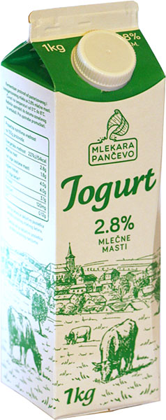 Slika za Jogurt 2.8%mm Mlekara Pančevo 1l