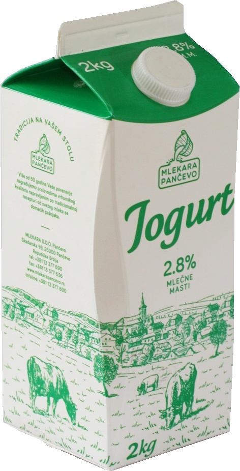 Slika za Jogurt 2.8%mm Mlekara Pančevo 2kg