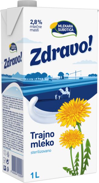 Slika za Trajno mleko 2.8%mm Zdravo 1l